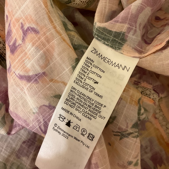 Zimmermann Halliday Lace Trim Shirt - Picture 10 of 11